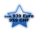 from 939 Euro 959 CHF